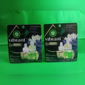 Air Wick Plug In Refills Lavender Waterlily 4 Bulbs NEW Bundles